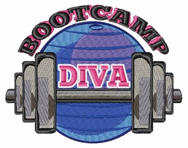 Picture of Bootcamp Diva Machine Embroidery Design