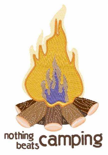 Picture of Nothing Beats Camping Machine Embroidery Design