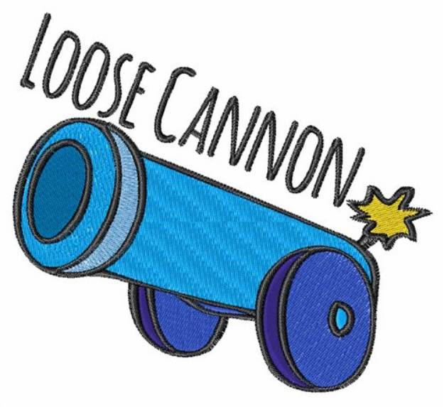 Picture of Loose Cannon Machine Embroidery Design
