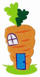Picture of Carrot House Machine Embroidery Design