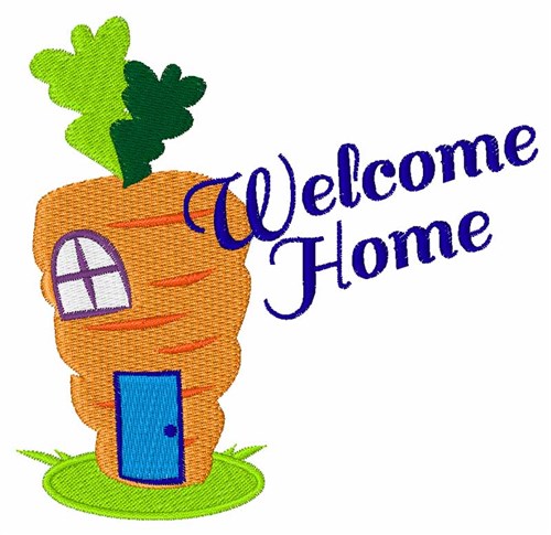 Welcome Home Machine Embroidery Design