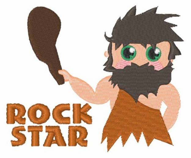 Picture of Rock Star Machine Embroidery Design
