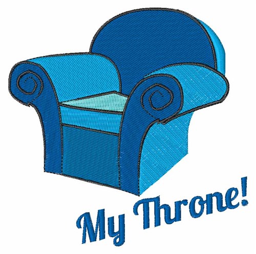 My Throne Machine Embroidery Design