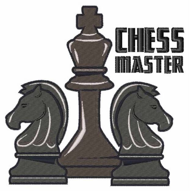 Picture of Chess Master Machine Embroidery Design