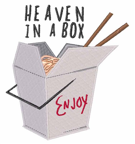 Heaven In A Box Machine Embroidery Design