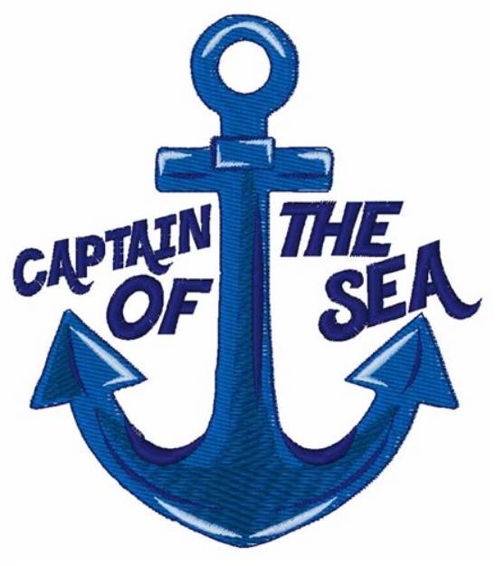 Picture of Captain Of Sea Machine Embroidery Design