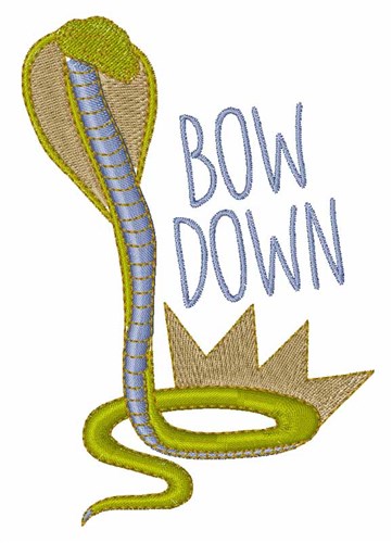Bow Down Machine Embroidery Design
