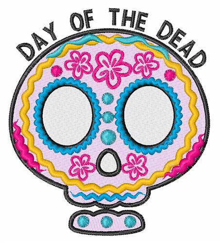 Day Of The Dead Machine Embroidery Design