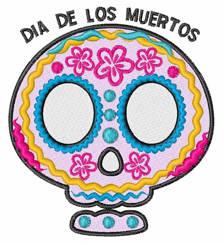 Dia De Los Muertos Machine Embroidery Design