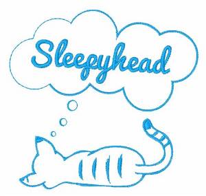 Picture of Sleepyhead Machine Embroidery Design