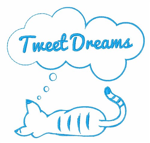Tweet Dreams Machine Embroidery Design