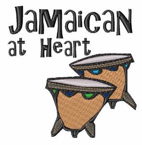 Picture of Jamaican At Heart Machine Embroidery Design