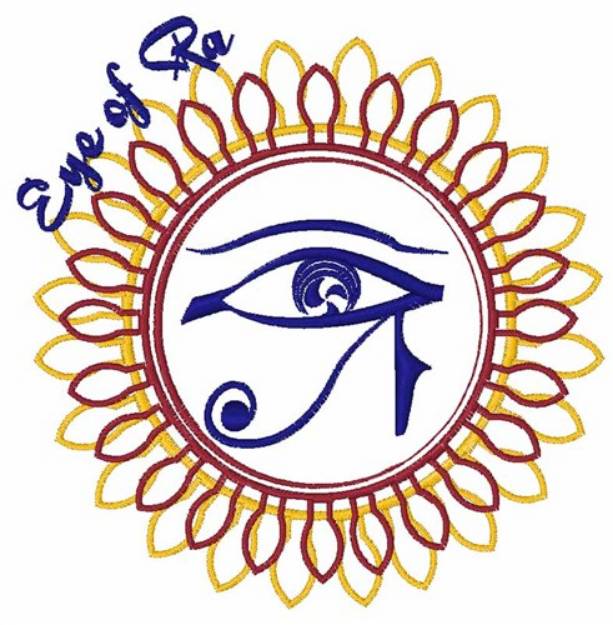 Picture of Eye Of Ra Machine Embroidery Design