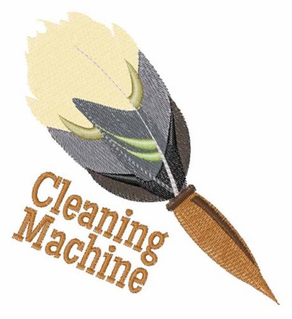 Picture of Cleaning Machine Machine Embroidery Design