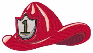 Picture of Firemans Hat Machine Embroidery Design