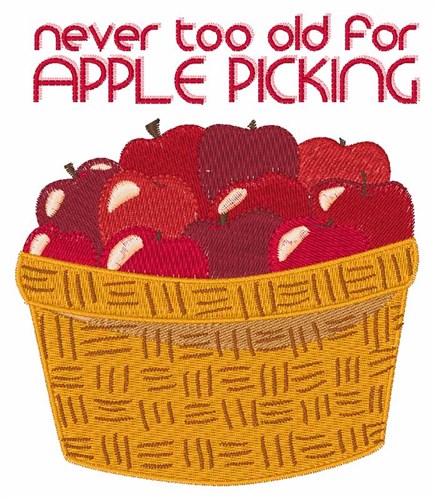 Apple Picking Machine Embroidery Design