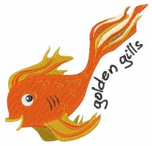 Picture of Golden Gills Machine Embroidery Design