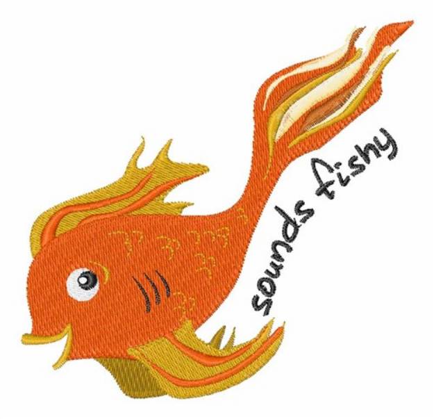 Picture of Sounds Fishy Machine Embroidery Design