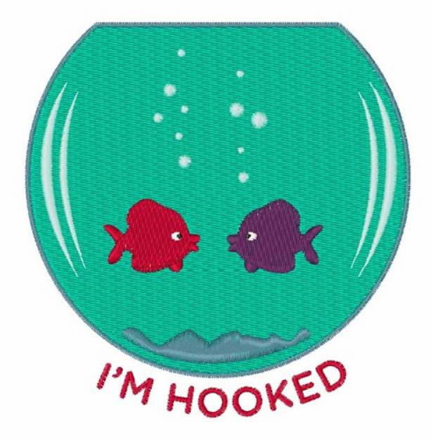 Picture of Im Hooked Machine Embroidery Design