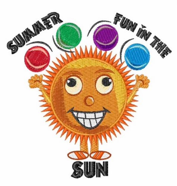 Picture of Summer Fun Machine Embroidery Design