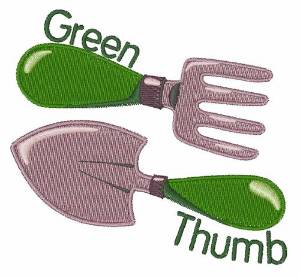Picture of Green Thumb Machine Embroidery Design