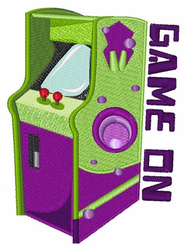 Game On Machine Embroidery Design