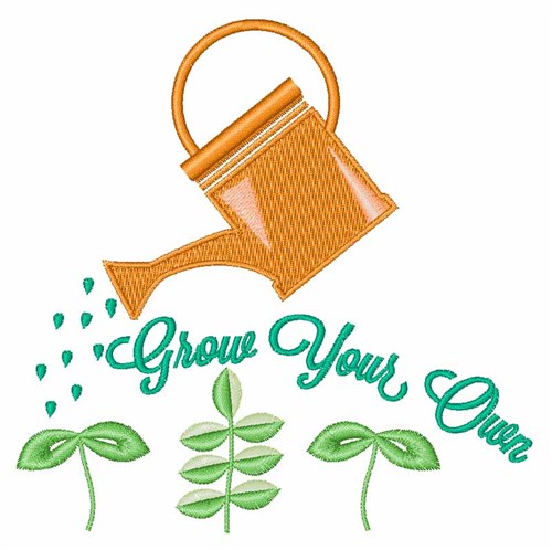 Grow Your Own Machine Embroidery Design