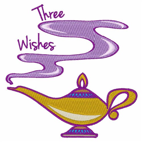 Three Wishes Machine Embroidery Design