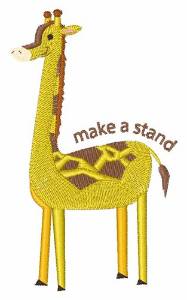 Picture of Make A Stand Machine Embroidery Design