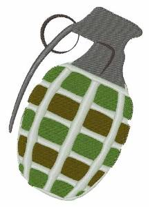 Picture of Hand Grenade Machine Embroidery Design