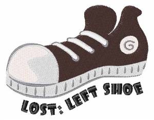 Picture of Left Shoe Machine Embroidery Design