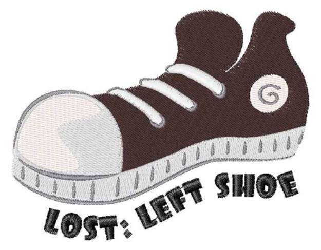 Picture of Left Shoe Machine Embroidery Design
