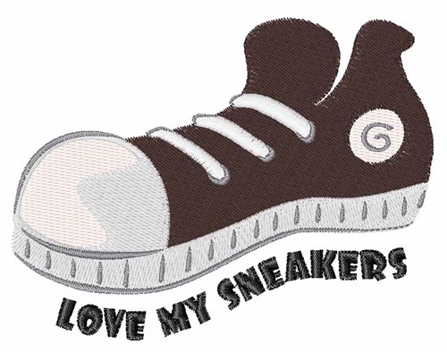 My Sneakers Machine Embroidery Design