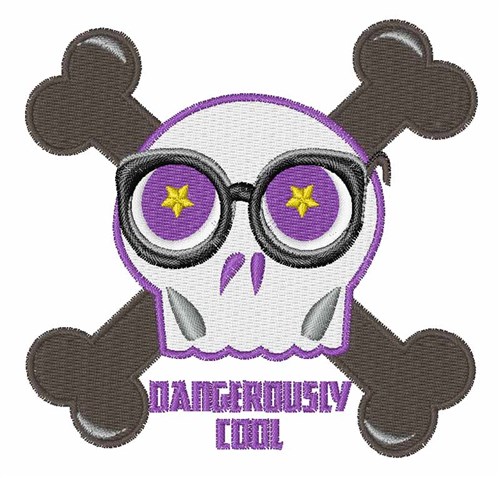 Dangerously Cool Machine Embroidery Design