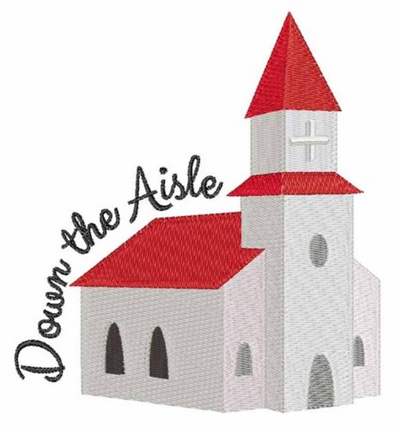 Picture of Down The Aisle Machine Embroidery Design