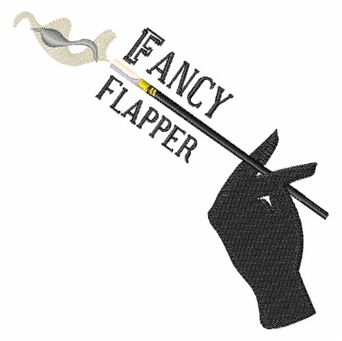 Fancy Flapper Machine Embroidery Design