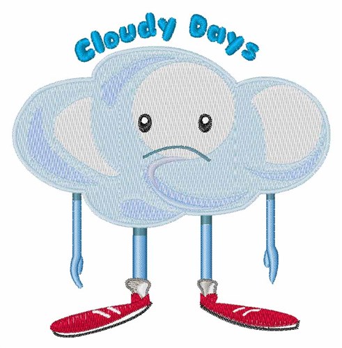 Cloudy Days Machine Embroidery Design