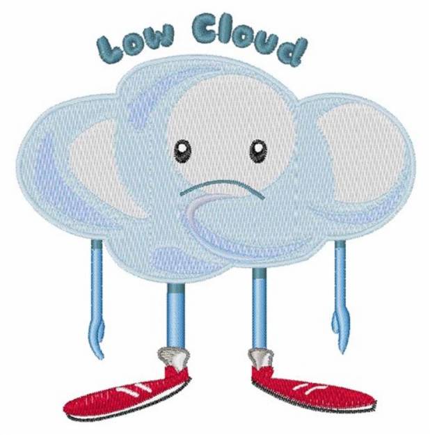 Picture of Low Cloud Machine Embroidery Design