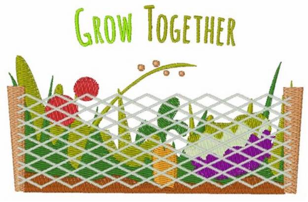 Picture of Grow Together Machine Embroidery Design