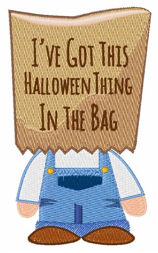 Thing In The Bag Machine Embroidery Design