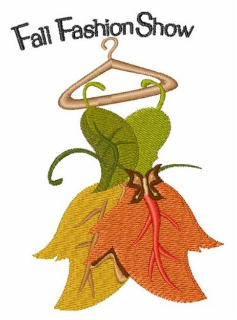 Picture of Fall Fashion Show Machine Embroidery Design
