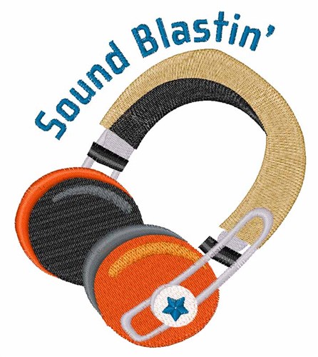 Sound Blastin Machine Embroidery Design
