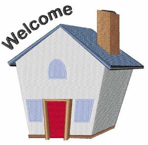 Picture of Welcome House Machine Embroidery Design