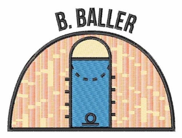 Picture of B. Baller Machine Embroidery Design