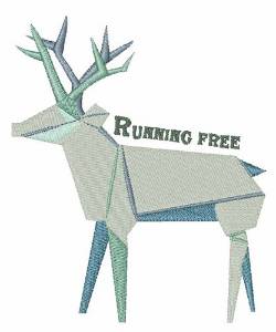 Picture of Running Free Machine Embroidery Design