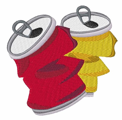Soda Can Machine Embroidery Design
