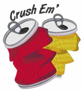 Picture of Crush Em Machine Embroidery Design