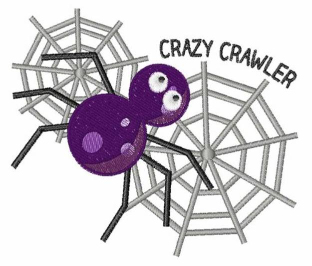 Picture of Crazy Crawler Machine Embroidery Design