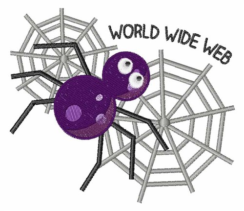 World Wide Web Machine Embroidery Design