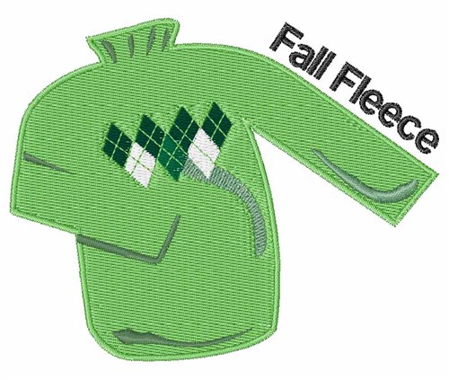 Fall Fleece Machine Embroidery Design